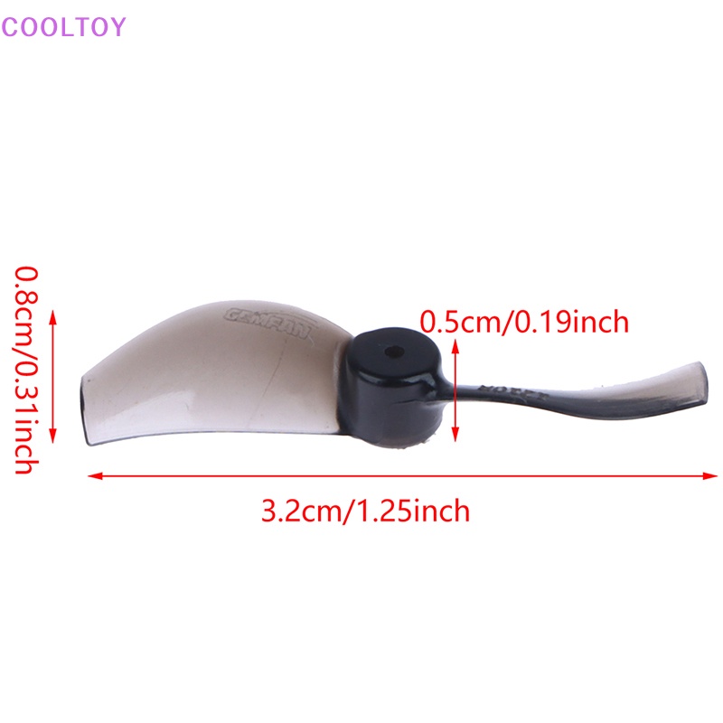 Cánh Quạt COOLTOY 31mm 1.0mm Lỗ 2 Lưỡi Cho RC FPV Freestyle Micro s HOT