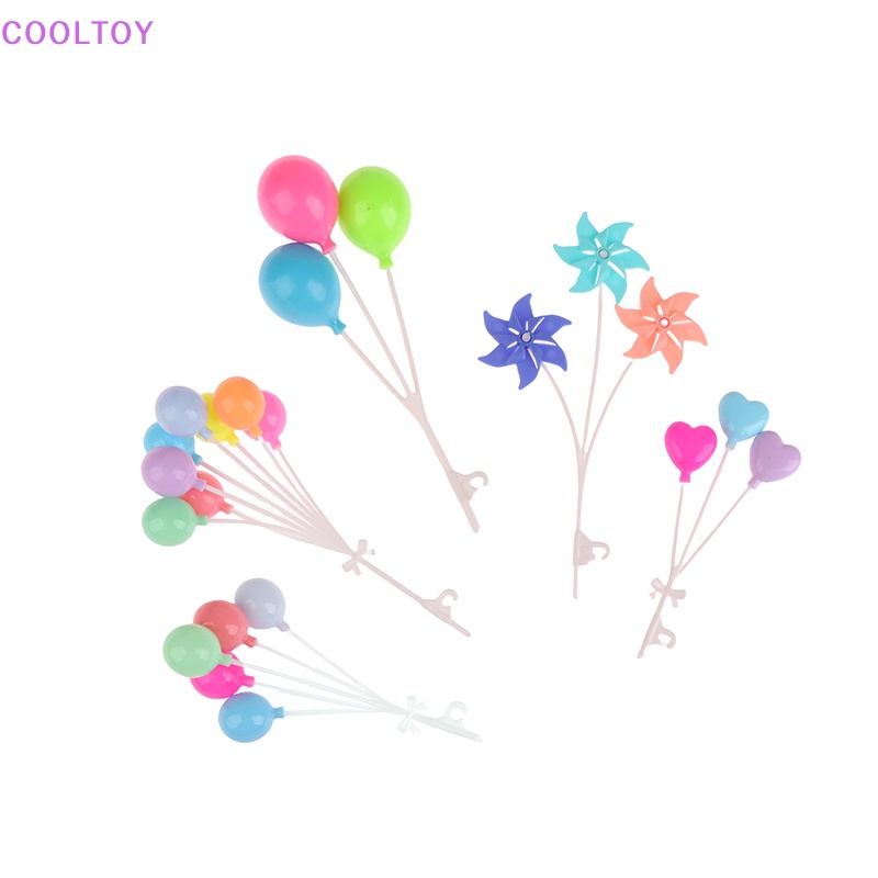 1 Set Bong Bóng Nhiều Màu Trang Trí Nhà Búp Bê