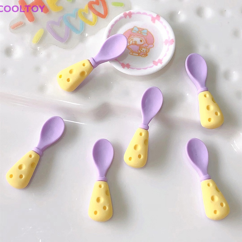 Set 10 Muỗng Mini Trang Trí Nhà Búp Bê