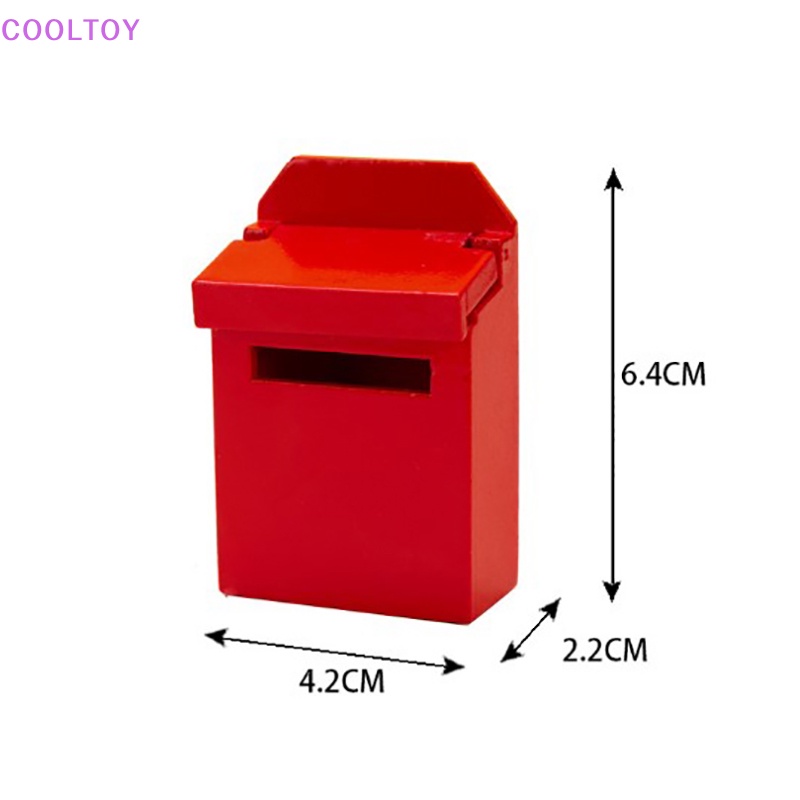 Cooltoy 1 Mô Hình Hộp Thư mini Nhiều Màu Trang Trí Nhà Búp Bê