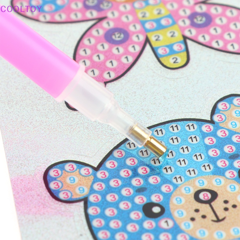 Cooltoy Bộ Đồ Chơi Kim Cương 5D Tự Làm Thủ Công Nghệ Thuật Đính Đá Quý Quý Lớn Paing Quà Tặng Cho Bé Trai Bé Gái