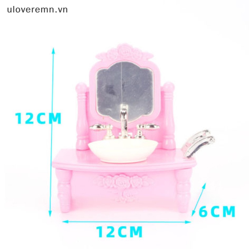 Mô Hình Nội Thất Phòng Tắm / Ngủ Độc Đáo Trang Trí Nhà Búp Bê Tỉ Lệ 1: 12