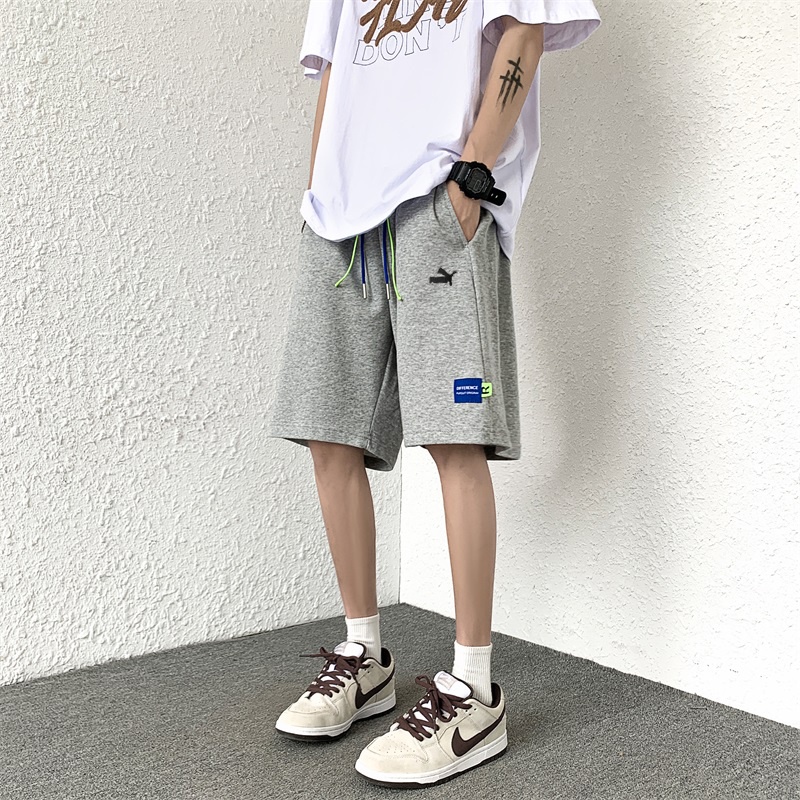 Quần Short Dây Rút Dáng Rộng Nhanh Khô Thêu Nhãn Hiệu Puma 100% Cá Tính Cho Nam