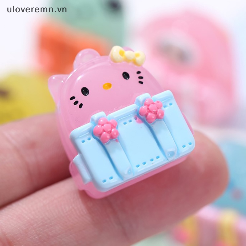 Bộ 5 Phụ Kiện Trang Trí Điện Thoại Hình Sanrios Hoạt Hình 3D DIY