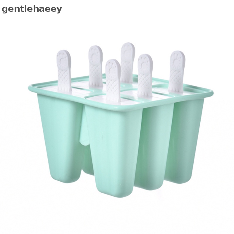 Khuôn Silicone Làm Kem Que 6 Lỗ Tiện Dụng