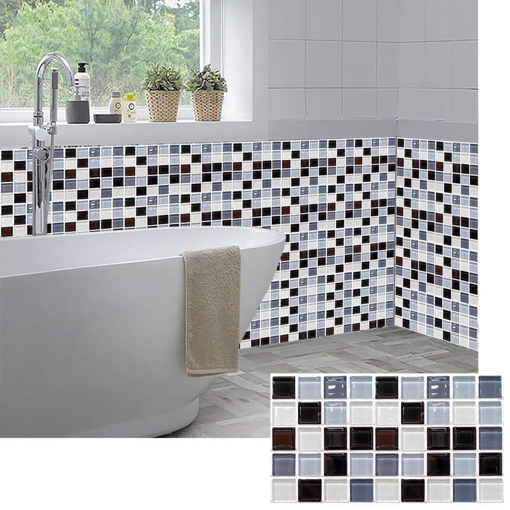 Đề Can Dán Sàn Nhà Họa Tiết Đá Cẩm Thạch 2d Chống Thấm Nước Trang Trí Nhà Bếp / Phòng Tắm