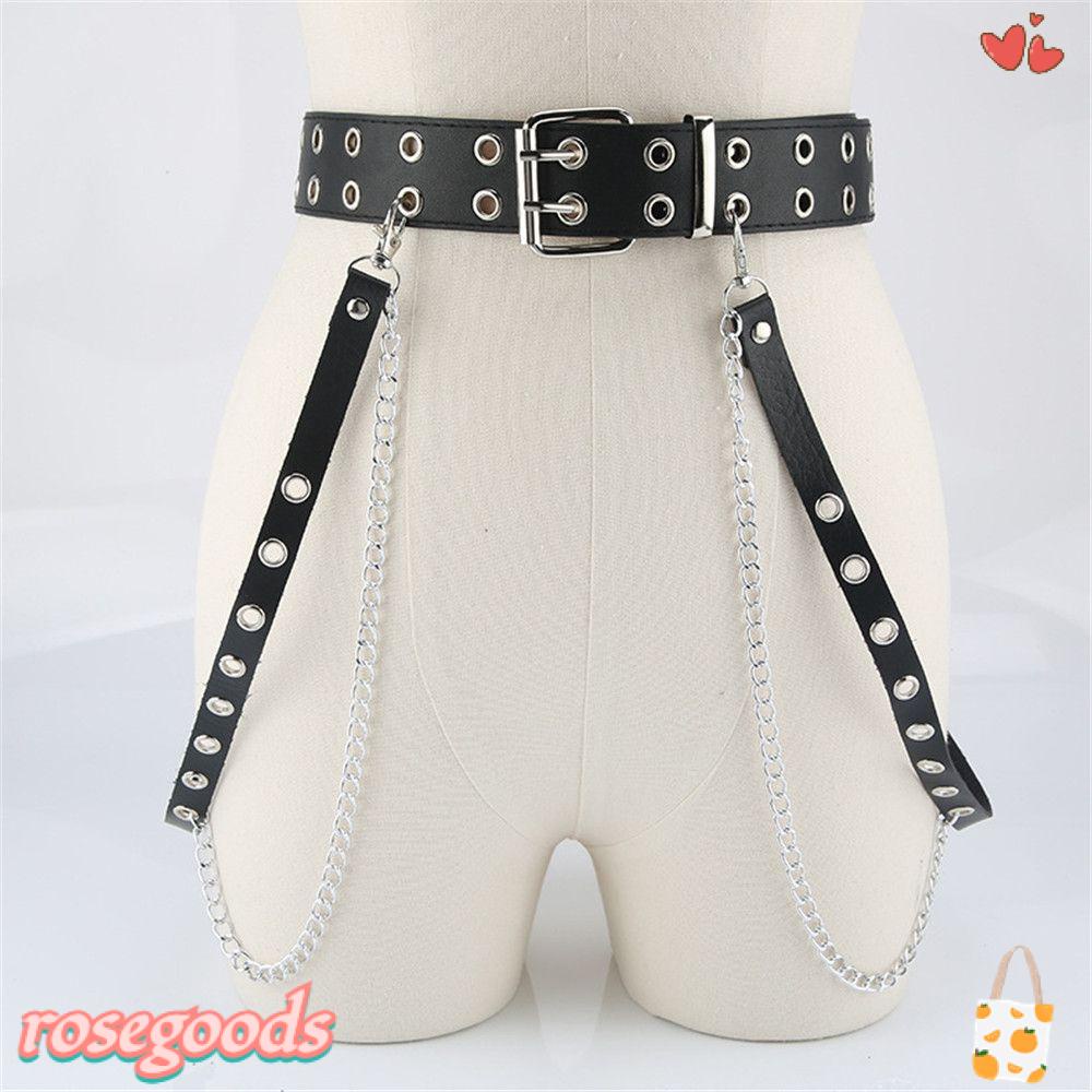 Set 2 Dây Thắt Lưng Thời Trang Harajuku Cá Tính