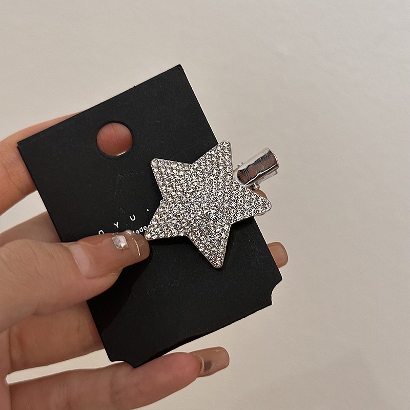 Kẹp Tóc Kim Loại Đính Đá Lấp Lánh Toàn Diện Thời Trang 2023