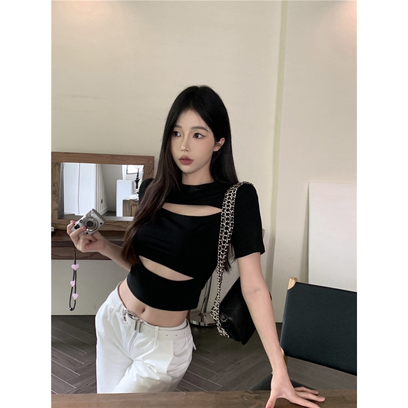 Áo Thun Tay Ngắn Cổ Tròn Thiết Kế Mới Thời Trang Mùa Hè Dành Cho Nữ