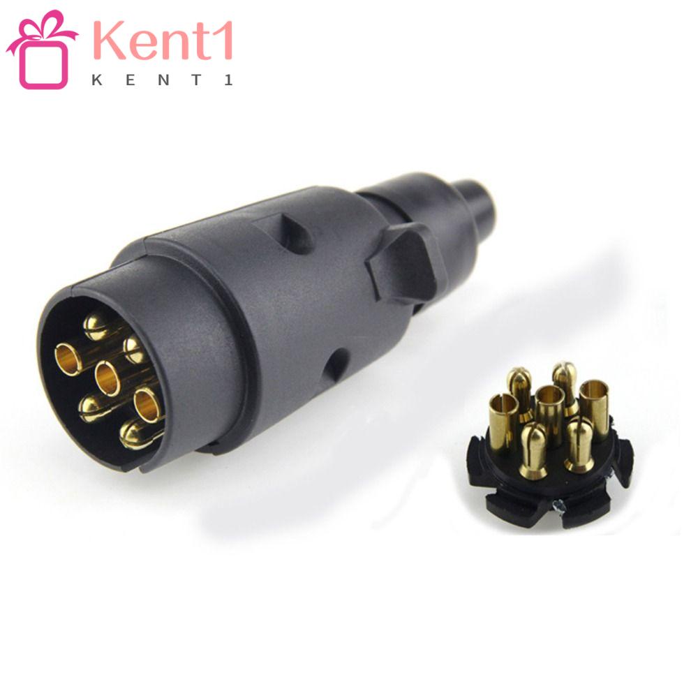 Phích Cắm Kết Nối 1 Chiều 7 Cổng 12V Bằng Nhựa Dành Cho Xe RV Trailer