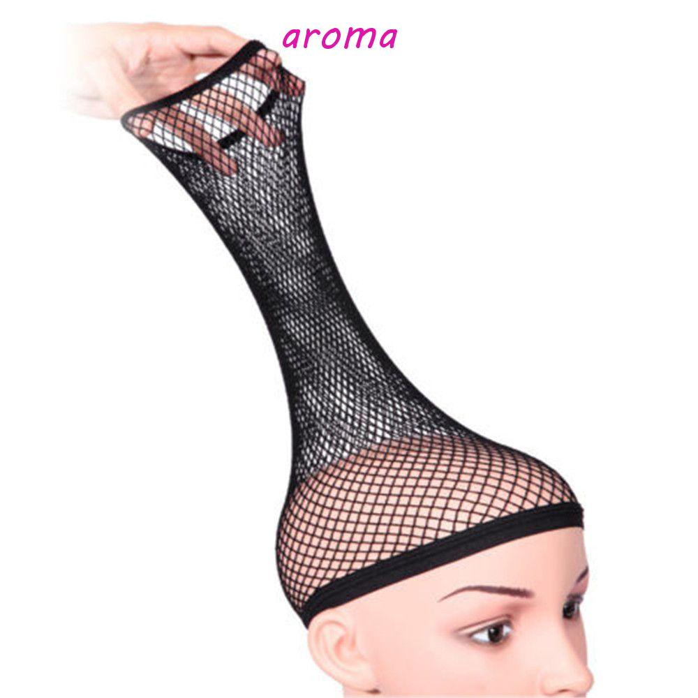 Mũ Lưới Trùm Tóc Giả Dày Co Giãn Dành Cho Nữ AROMA