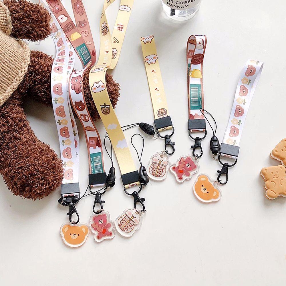 Dây Đeo Cổ Họa Tiết Hoạt Hình AUGUSTINA Dễ Thương Đa Năng Tiện Dụng