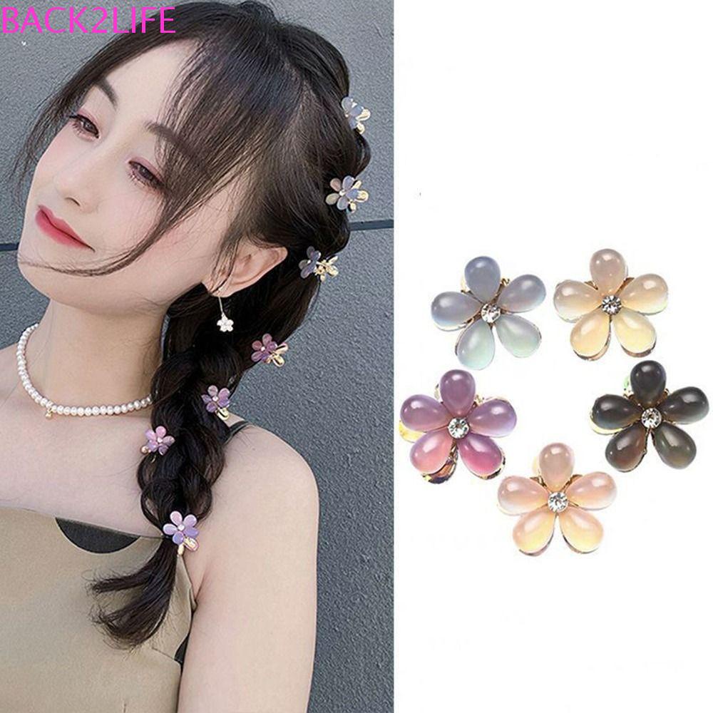 Kẹp Tóc Càng Cua Họa Tiết Hình Học Phong Cách Retro Tinh Tế Cho Nữ 2Lilife