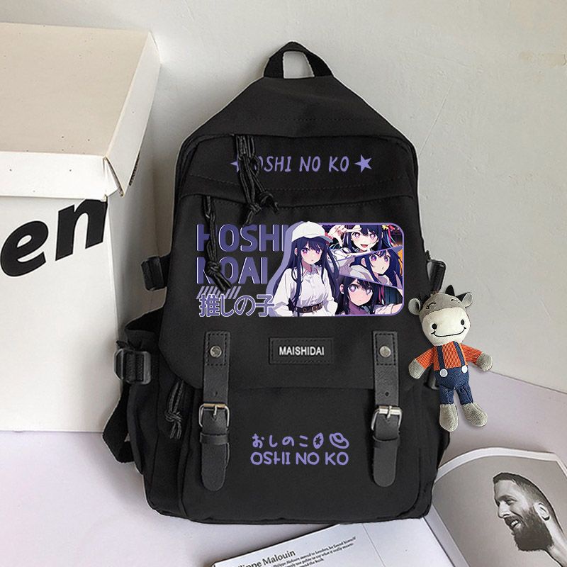 Oshi no Ko peripheral schoolbag Hoshino Ai anime Japanese shoulder bag students junior high school girls boys cartoon