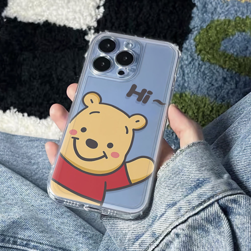 ✅Ốp Điện Thoại Mềm Hình Winnie the Pooh Chống Sốc Maxplus11 6Inhi13 7814pro iPhone12 Z0GN