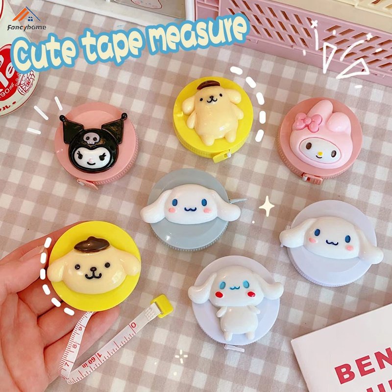 Thước dây mini 1.5m họa tiết hoạt hình đáng yêu