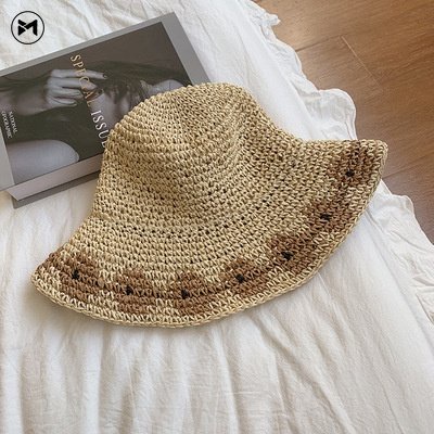 Mũ Cói Rộng Vành Chống Nắng Vành Rộng Chống Tia UV Thời Trang Đi Biển Hàng Mới 2023