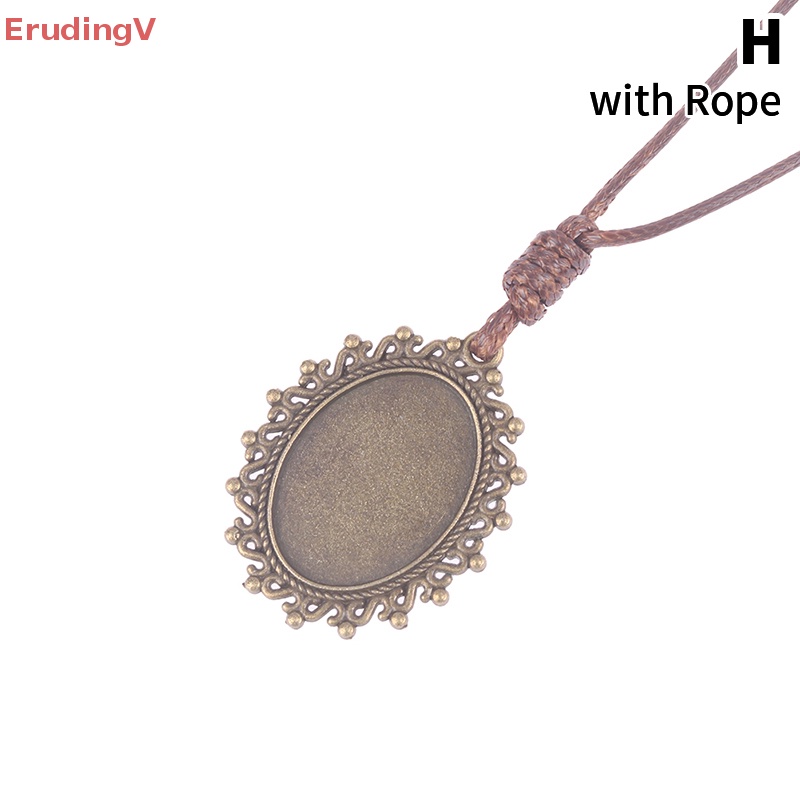 Khay Làm Mặt Dây Chuyền Hình Oval 18 * 25mm DIY