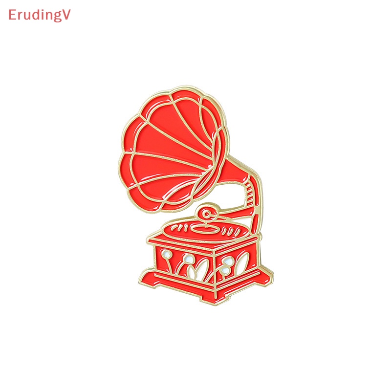 [ErudingV] Ghim Cài Áo Bằng Hợp Kim Tráng Men Đa Năng Hình Đàn Ghita Cổ Điển Sáng Tạo Thời Trang [Mới]