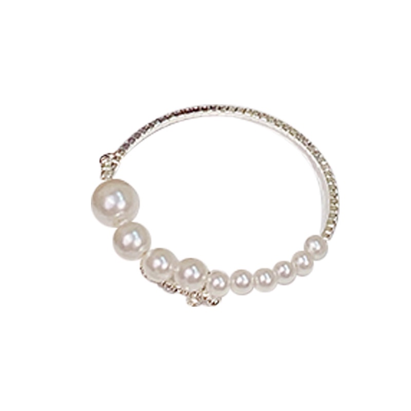 Vòng Tay Hai Lớp Đính Hạt Kim Cương Lấp Lánh Phong Cách Hàn Quốc