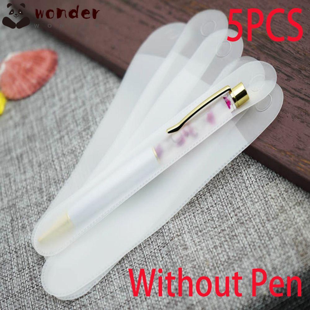 Set 5 Túi Đựng Bút Dáng Tròn Mờ Độc Đáo