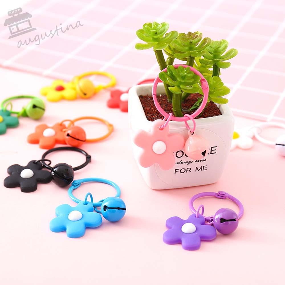 Móc Khóa Hoa AUGUSTINA Màu Sắc Ngọt Ngào Phong Cách Hàn Quốc