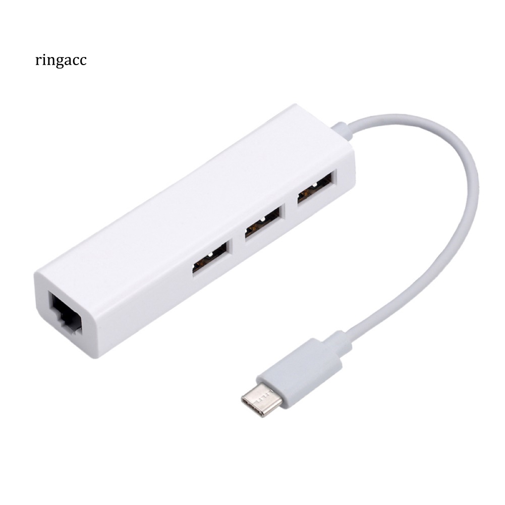 Bộ Chia Cổng USB / Type-C 3 Cổng USB2.0 RJ45 Lan Card