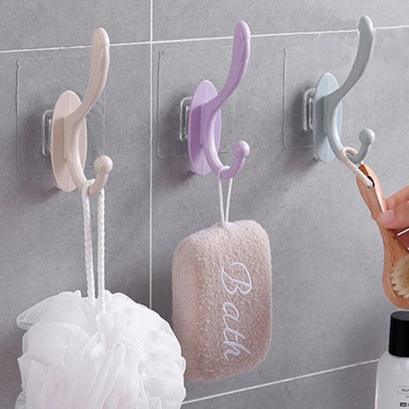 Móc Treo Đồ Dán Tường Đa Năng Không Để Lại Dấu Vết