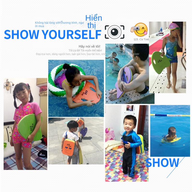 Phao Tập Bơi Chữ A Bằng EVA Thời Trang Cho Người Mới Bắt Đầu