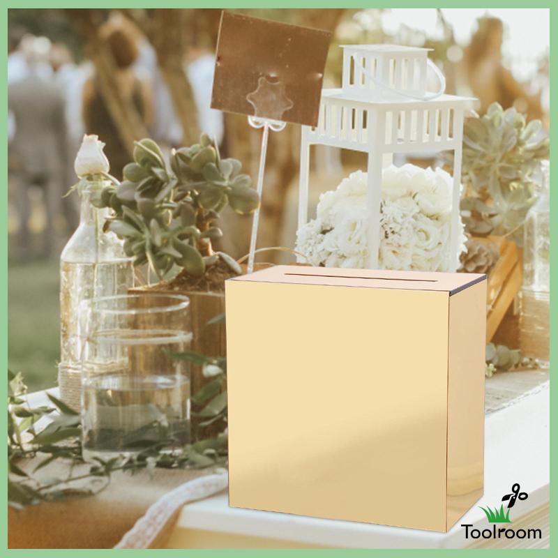 Hộp Đựng Thẻ Bằng Acrylic Siêu Bền Tiện Dụng Cho Tiệc Sinh Nhật / Đám Cưới