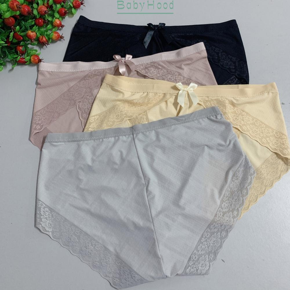 Comfortable Mens Lace Ice Silk Underwear Thong Bikini Briefs Pouch G string Black/Gray#BBHOOD