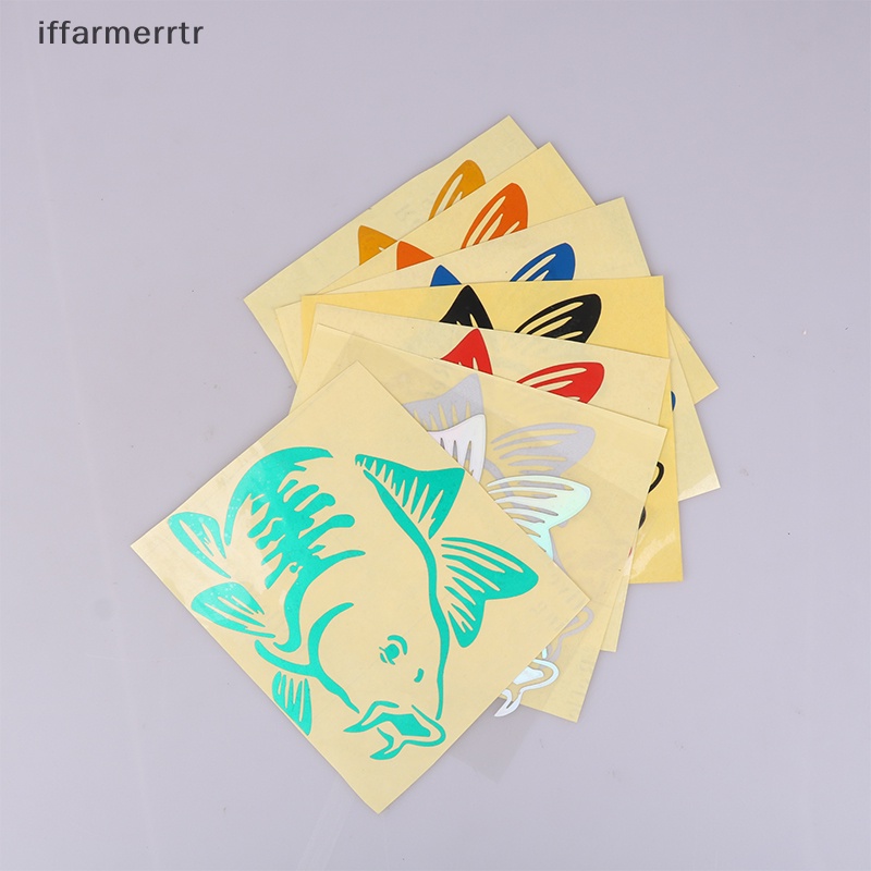 Sticker Vinyl Dán Trang Trí Xe Hơi Hình Cá Chép Thông Dụng