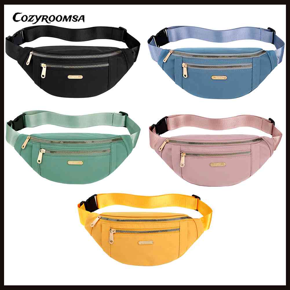 Túi Đeo Hông Bằng Nylon Tiện Dụng Khi Tập Thể Thao / Du Lịch / Leo Núi Thời Trang