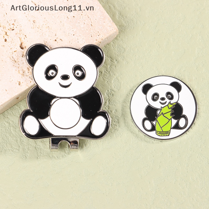 Dụng Cụ Đánh Dấu Bóng Golf Từ Tính Bằng Hợp Kim Hình Gấu Trúc