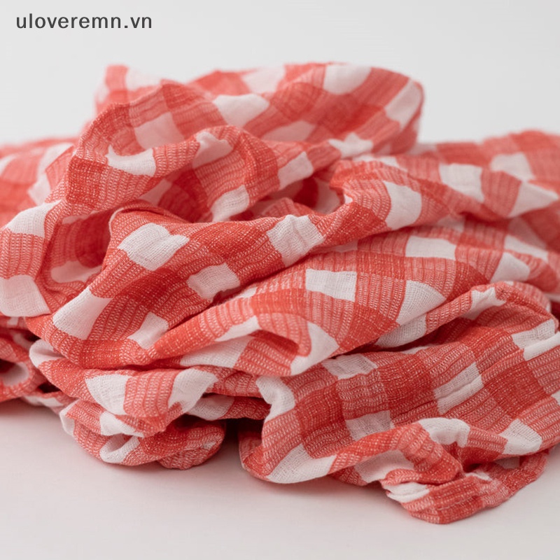 Chăn Quấn Em Bé Bằng Cotton Muslin Hàng Mới Sinh