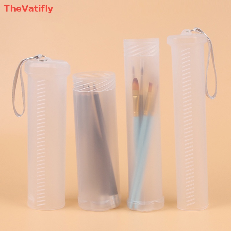 Giá Đỡ Cọ Trang Điểm Trong Suốt Có Thể Điều Chỉnh Độ Cao Tiện Dụng