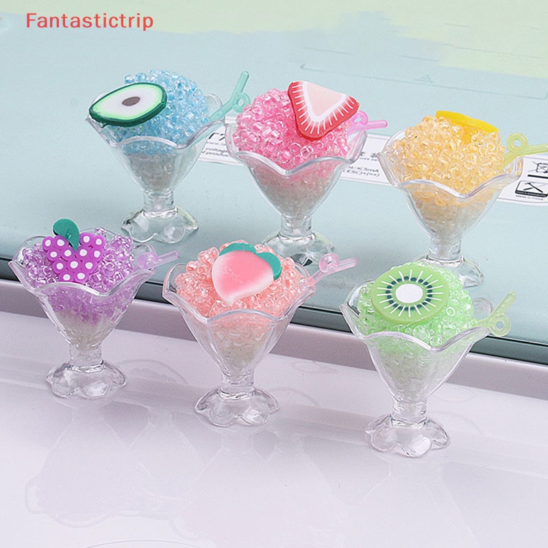 [Fantastictrip] Đồ trang trí Que Kem Phát Sáng Mini Bằng Nhựa Resin Dễ Thương Trang Trí Tiểu Cảnh Mới