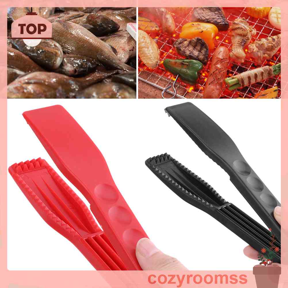 Kìm Kẹp Cá Bằng Nhựa Có Công Tắc Khóa + Dây Lò Xo