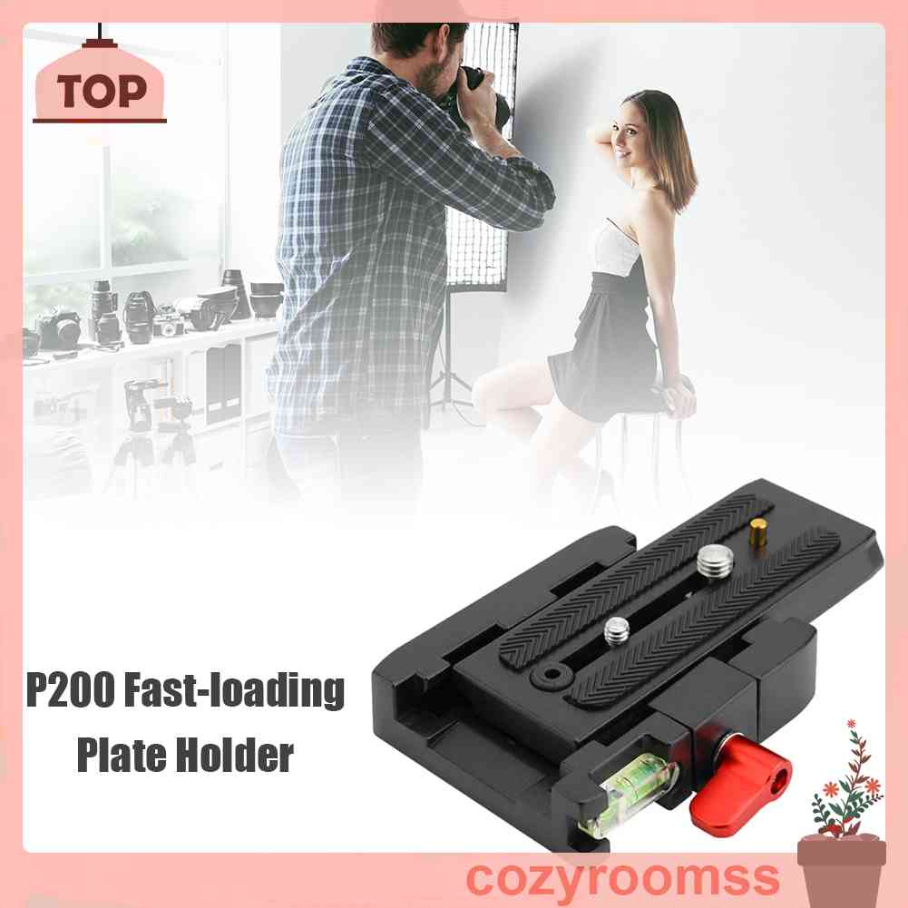 Tấm Tháo Lắp Nhanh P200 Bằng Hợp Kim Nhôm Cho Chân Tripod Manfrotto 501 Q5