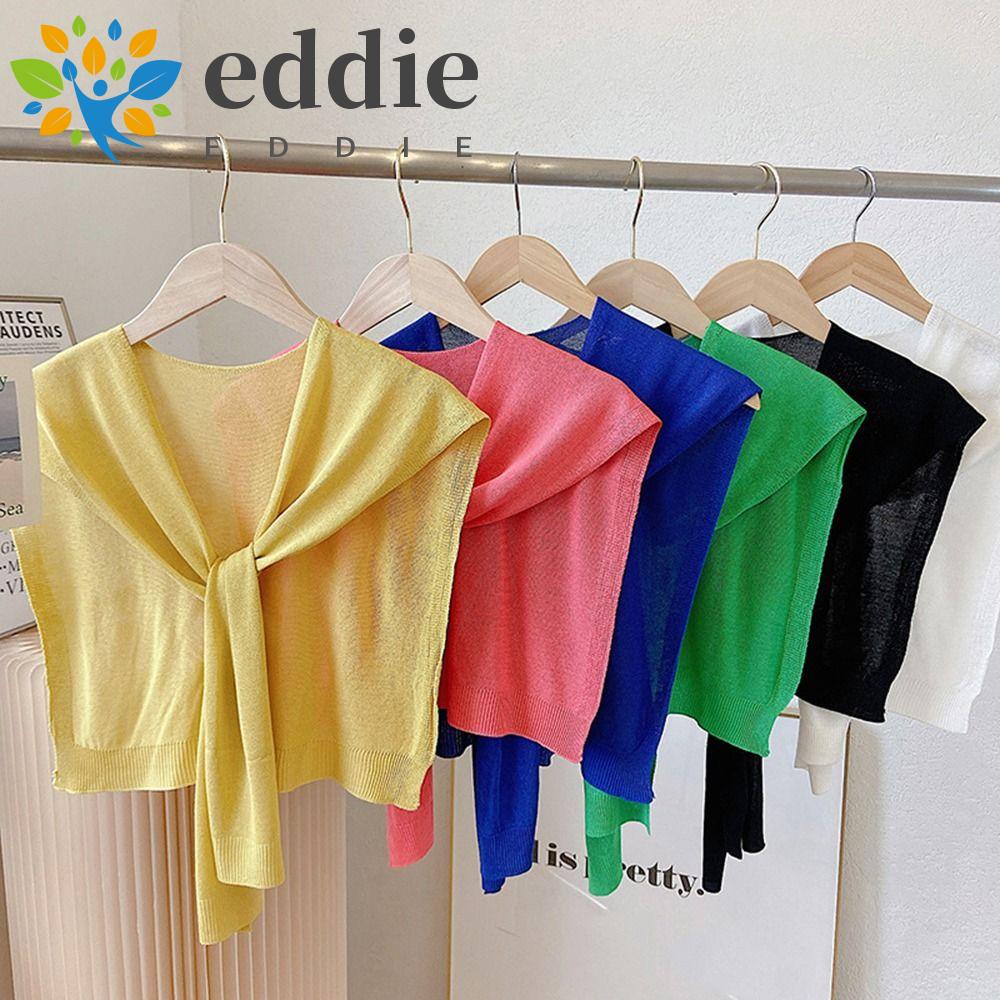 Khăn Choàng Cổ Dệt Kim 26Eddie Màu Sắc Trơn Ấm Áp Phong Cách Hàn Quốc Dễ Phối Đồ Cho Nữ