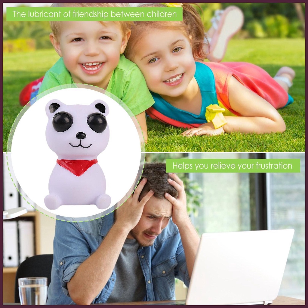 Đồ Chơi Xốp Squishy Giảm Stress Hình Gấu Trúc Dễ Thương Cho Bé