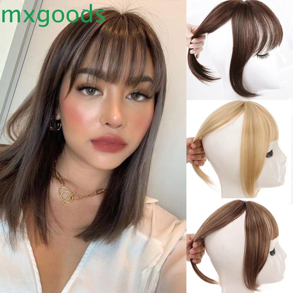 Tóc Mái Giả 3D Màu Đen / Nâu Chịu Nhiệt Thời Trang Cho Nữ