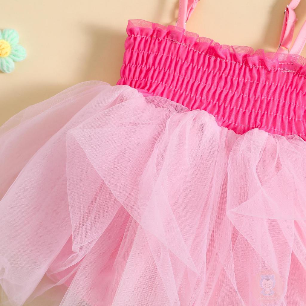 Đầm Công Chúa Dáng Chữ A Không Tay Màu Trơn Xinh Xắn Cho Bé Gái LAA6