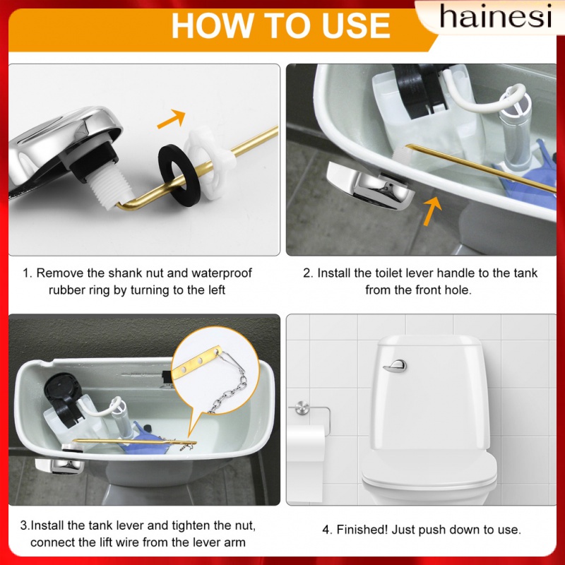 Set 2 Tay Cầm Xả Bồn Cầu Trước Thay Thế Tiện Dụng❤️