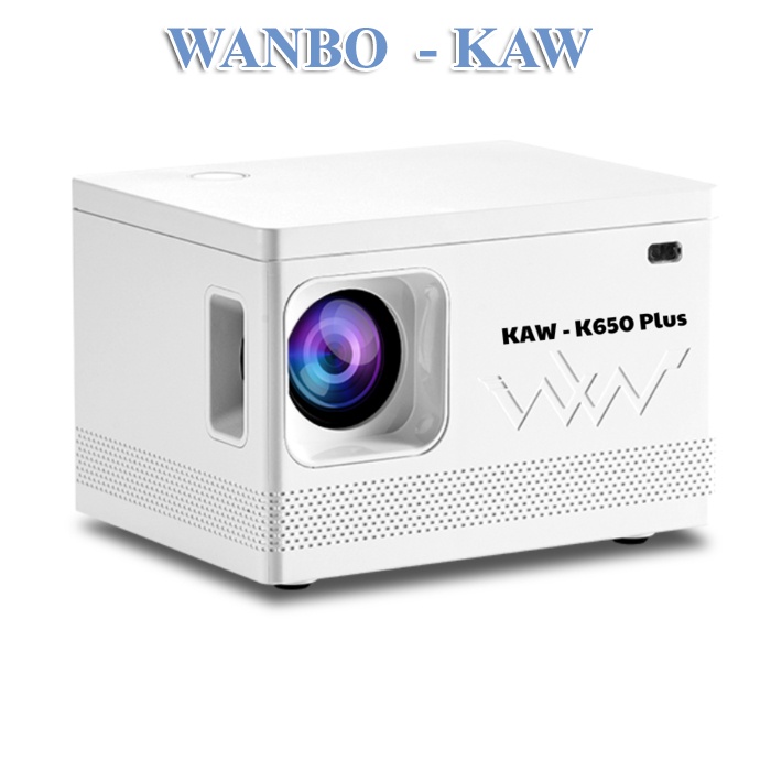 Máy chiếu Kaw 650 Plus Full HD 1080 Siêu nét, tích hợp android 10, điều khiên giọng nó