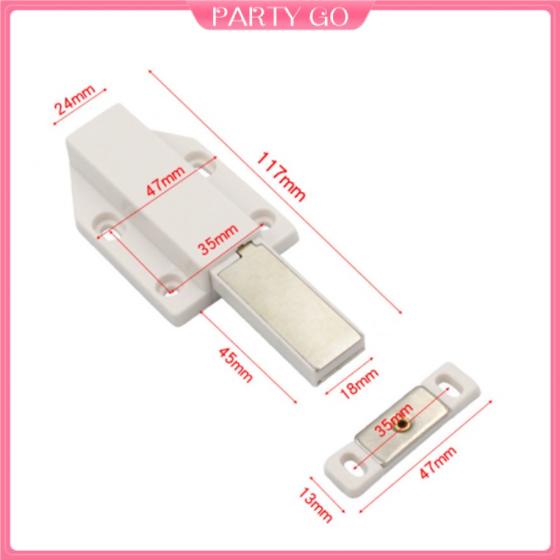 Bộ 2 Con Lăn Từ Tính Bằng Thép Không Gỉ Cho Đồ Nội Thất