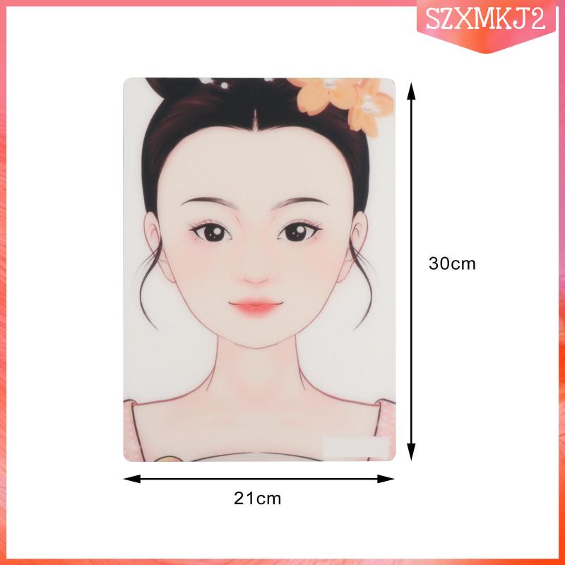 Bảng Tập Vẽ Trang Điểm Có Thể Tái Sử Dụng szxmkj2