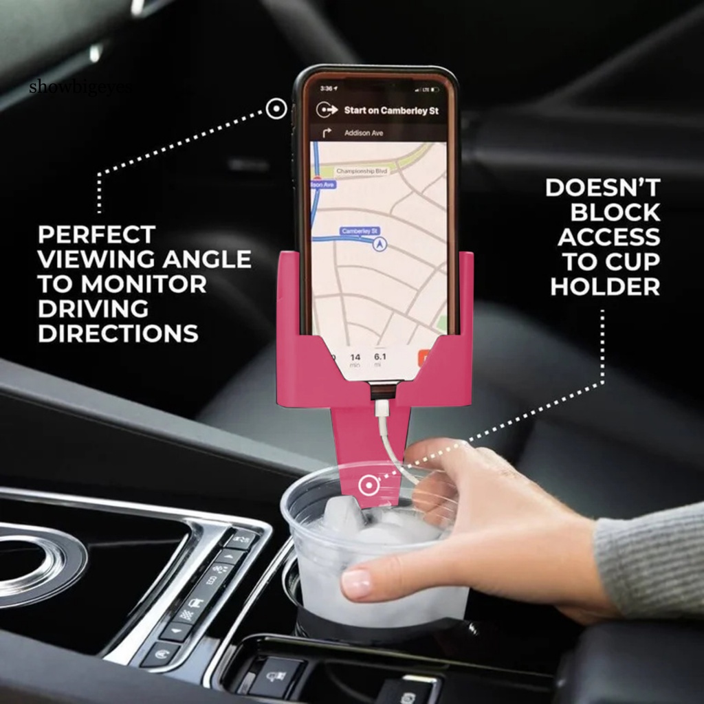 Giá Đỡ Điện Thoại / Cốc Nước 2 Trong 1 Tiết Kiệm Không Gian Cho Xe Hơi