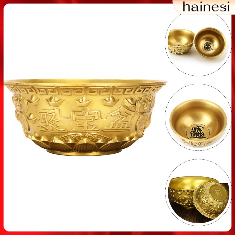 Mô Hình Bát Cornucopia Bằng Đồng Thau Để Bàn Trang Trí Nhà Cửa / Văn Phòng