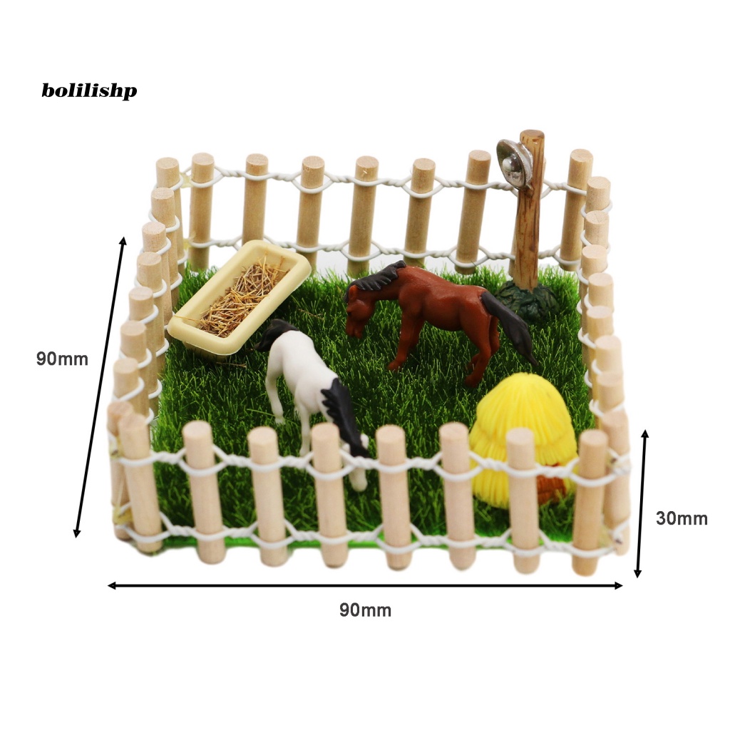 Mô Hình Ngôi Nhà Nông Trại Bằng Nhựa Tỉ Lệ 1 / 12